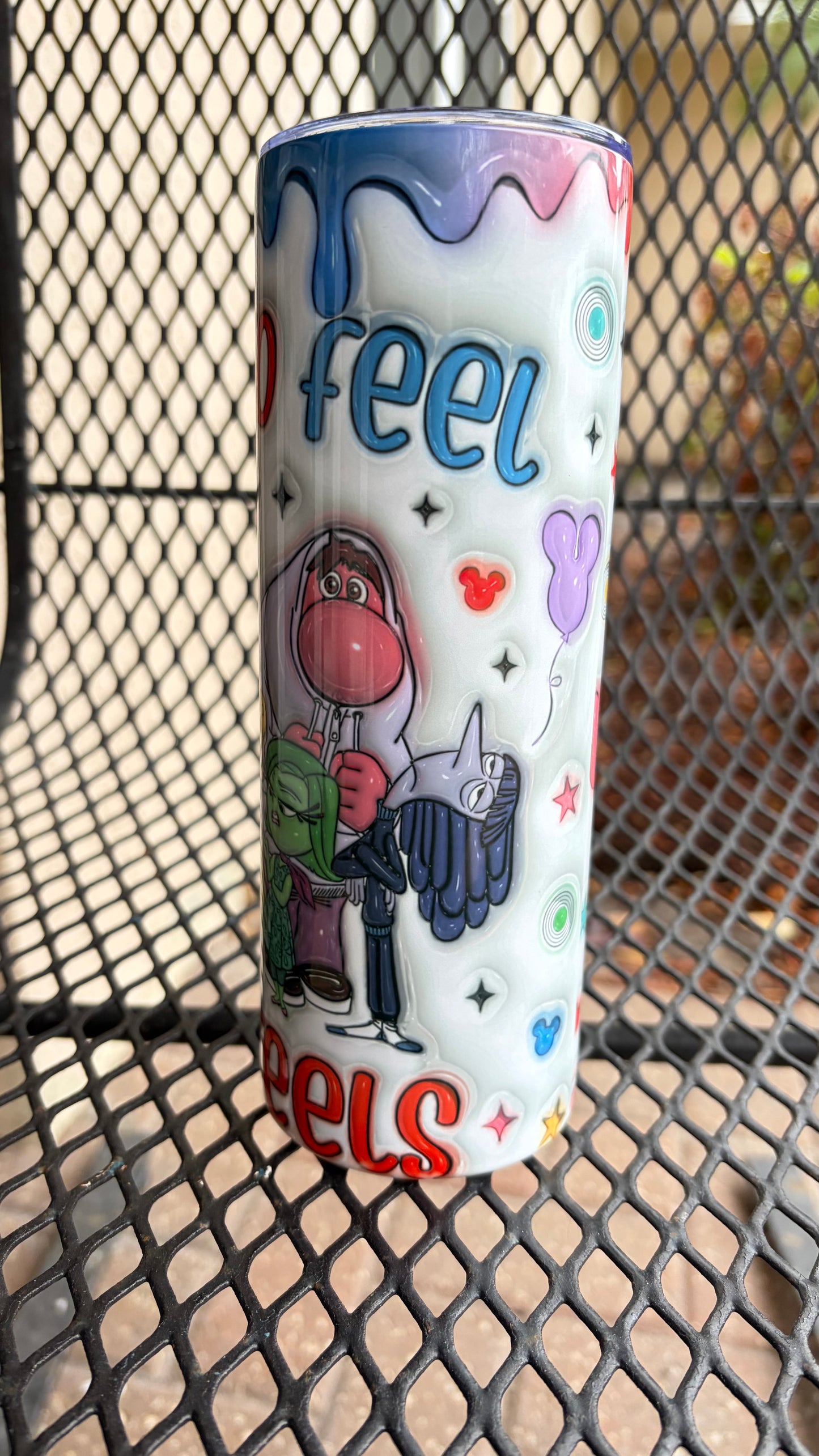 Inside Out Inspired 20oz Sublimation Tumbler
