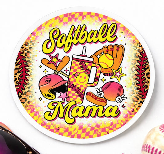 Softball Mama Magnet