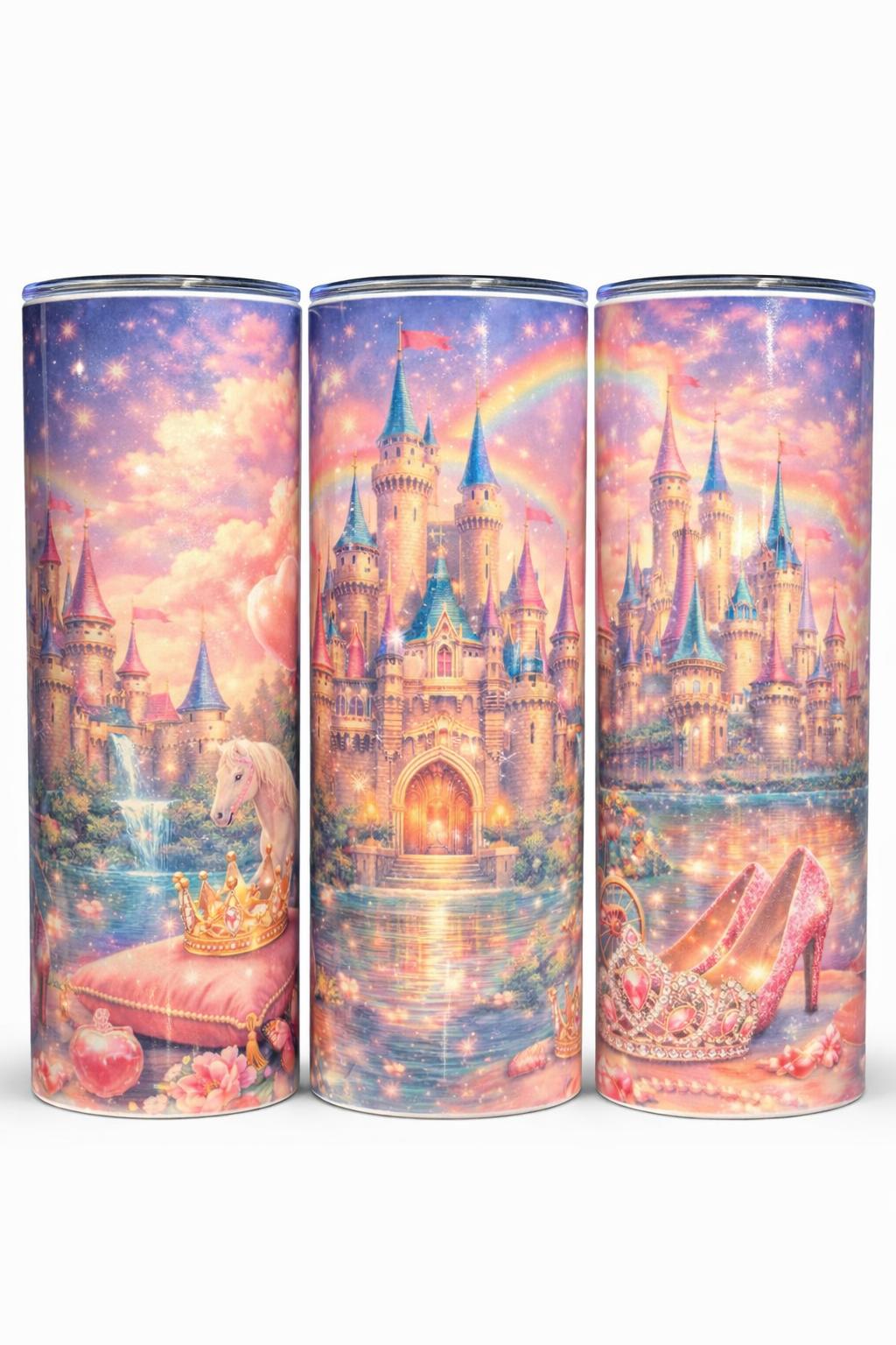 ✨ Enchanted Fairytale Castle 20oz Skinny Tumbler ✨